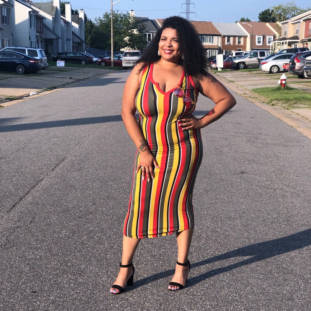 Oriental Midi Dress